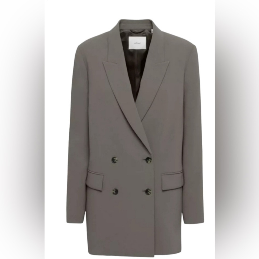 Aritzia Wilfred CHERRELLE BlazerJacket Basalt Grey SZ XS